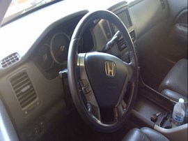2007 HONDA PILOT, BURGUNDY, EX-L, 3.5L, AT, FWD.  A25157